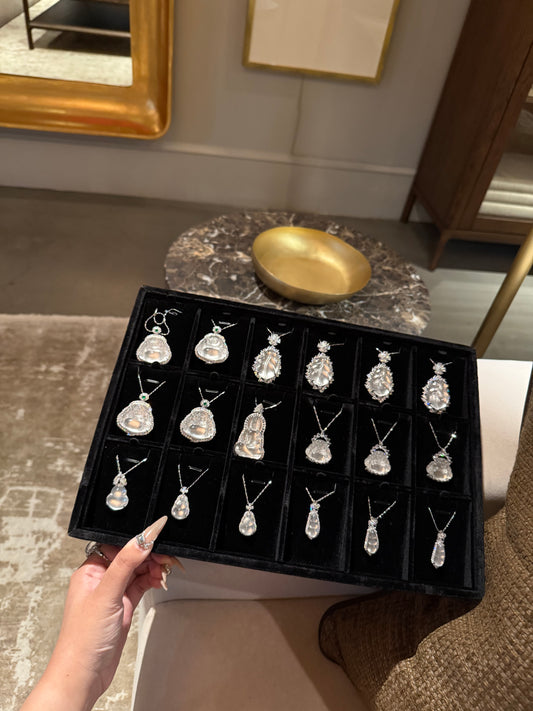 Icy Jadeite Buddha Pendant